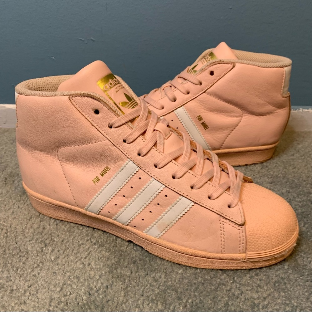 ADIDAS Pro Model J Icy Pink Mid Shoes - Youth Size 5.5| Womens Size 7- CQ0621